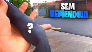COMO REMENDAR A CÂMARA DE AR SEM REMENDO!! *muito fácil* - Souza MilGrau