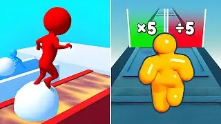 Snow Race 3D🆚Tall Man Run Walkthrough Max 2026 Levels Mobile Gameplay HR1H