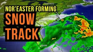 Nor'easter Snow Track...