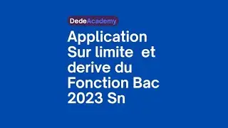 Application Sur limite et derive Partie 2