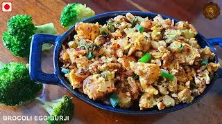 Broccoli Egg Burji | Healthy Recipe | Kids Special | Broccoli Recipe | Egg Recipe | Egg Podimas
