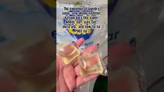 All PODS Laundry Soap #shorts #asmr #pods #laundry #soap