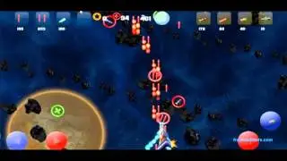 Space shooter gameplay