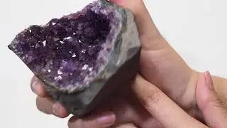 0.76Kg Amethyst Crystal Geode Specimen Set J1396