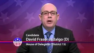 David Fraser-Hidalgo (D), Candidate for Maryland House of Delegates  District 15