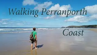 Walk perranporth beach #walking #southwestcoastpasth #perranporth