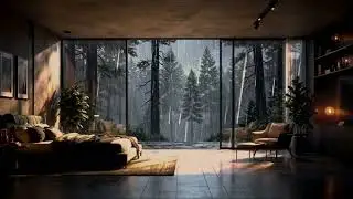 Instant Sleep in Your Cozy Bedroom: Piano & Heavy Rain