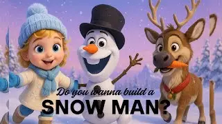 Do You Wanna Build a Snowman? ❄️ | Winter Wonderland Kids Song | Sing Along