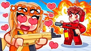 Я объединился со своим КРАШЕМ в Roblox Rivals... (КАМЕРА НА ЛИЦЕ)
