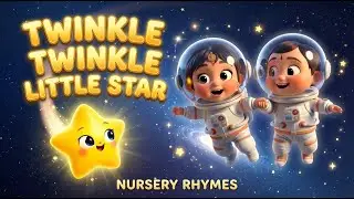 Twinkle Twinkle Little Star (Space Version) 🌟 | Calm Lullaby for Babies & Toddlers