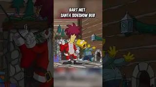 Bart met Santa sideshow bob