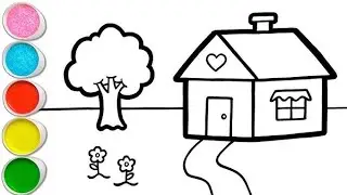 How To Draw House Kids Drawing toddlers Easy Drawing Step By Step Drawing #House #kidstoddler 