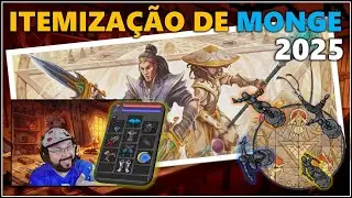 ITEMIZAÇÃO DE MONGE 2025 COM TODOS OS ITENS ATÉ NÍVEL 600 | TUTORIAL COMPLETO