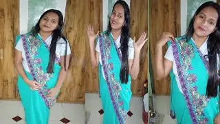Simple And Easy Saree Draping | Saree Draping Step By Step For Beginners