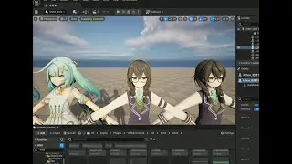 Create a simple MMD through VRM4U in UE5
