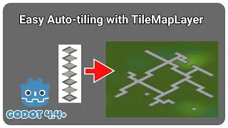 How to use TileMapLayer to make auto-tiling in isometric game | Godot 4.4+