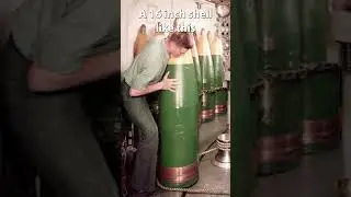 Why are naval gun sizes given in inches? #history #navy