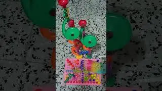🪸#1 marble fun run with rainbow toys #asmrsounds #satisfying #toys