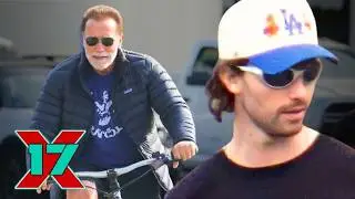 Arnold Schwarzenegger Is Asked About ICE, Patrick & Abby Sport New Looks
