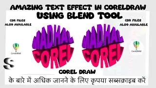 Amazing 3D Text Effect In Corel Draw | Corel Draw Tips & Tricks