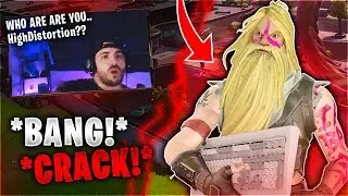 RANDOM DUO FREAKS OUT! *Breaks His Desk* (Fortnite Battle Royale)
