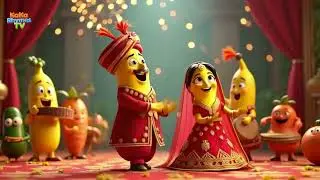 Kele Ki Baraat &ndash; Kids Hindi Poem | Fun & Learning Balgeet for Children | Kaka Rhymes TV