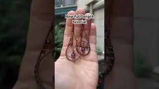 Boho earrings tutorial #wirewrapping #wirewrappingtutorial #bohoearrings #jewelry making y