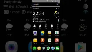 Transparent Clock & Weather App Review