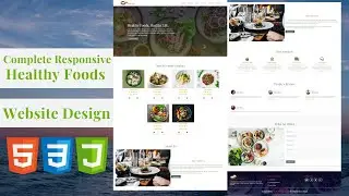 Complete Responsive | Foods Restaurant | Website Design Tutorial  Using  | HTML / CSS / JAVASCRIPT |