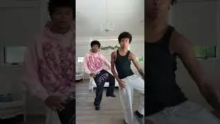 haven&rsquo;t danced with my twin brother in a while! #trending #couple #capri #twin #shorts
