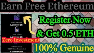 Earn Free Ethereum Without Any Investment In 2021 | Live Proof Video | Free Ethereum Earning Website