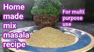 Home made mix masala recipe for multi purpose use by syeda's creations 4u