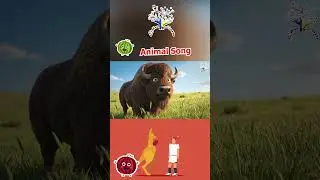 Otter, Bison & Wallaby Song 🦦🦬🦘 | Cute Animal Friends | Original Kids Song