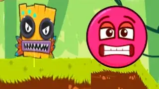 Roller Ball 3 Red Bounce Ball Love Adventure Gameplay Walkthrough Level 16-28