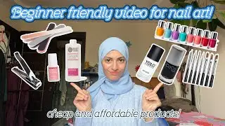 What you need to do your nails at home! (affordable products)