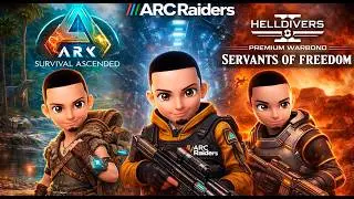 ARC Raiders x Helldivers II x ARK: Survival Ascended – Tres Mundos, Un Solo Caos