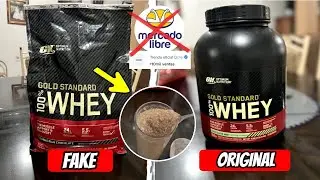Proteina Whey Gold Standard FAKE ❌ VS ORIGINAL ✅