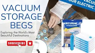 Amazon basics vacuum compression storage bags with hand pump | Vacuum storage bag review