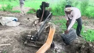 12 hp Water irrigation System/Diesel Engine Water Pump Machine Setup l Kisan Ka Indian Water Pump