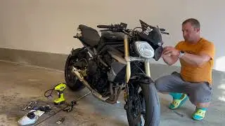 Changing My 2013 Triumph Street Triple from Track to Street Configuration