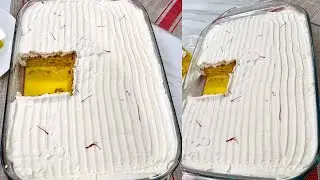 طريقة عمل كيكة الحليب بالزعفران | العزومة مع الشيف فاطمة أبو حاتي