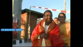 Minister Pithani Family visits Tirumala temple ! Gr Breaking News