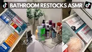 Bathroom Restock ASMR Tiktok Compilation