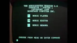 Mountain Hardware, Inc Apple II Computer Sound Card - Song 