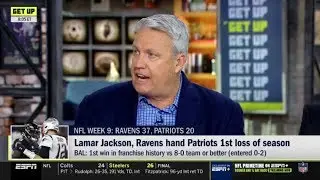 ESPN GET UP | Rex Ryan react to Lamar Jackson, Ravens hand Patriots 1st loss of season