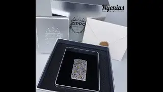 UNBOXING Zippo D3B 002EDA Slim Fish Devil Dragon Jacket