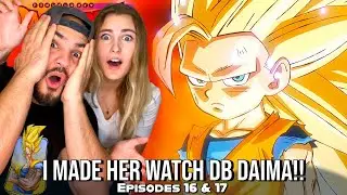 GOMAH PUSHES GOKU TO SSJ3!!! 😱🔥👁️ Girlfriend's Reaction Dragon Ball Daima Ep. 16 & 17