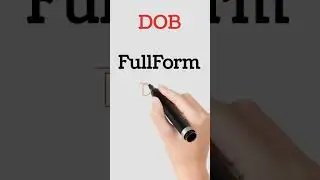 DOB full Form||Full Form Of DOB||trend||#shorts