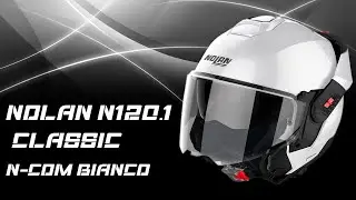 Casco Nolan N120.1 Classic N-Com bianco