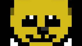 Golden Freddy Blink Pixel